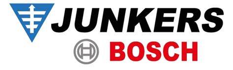 Historické logo Junkers a moderné logo Bosch