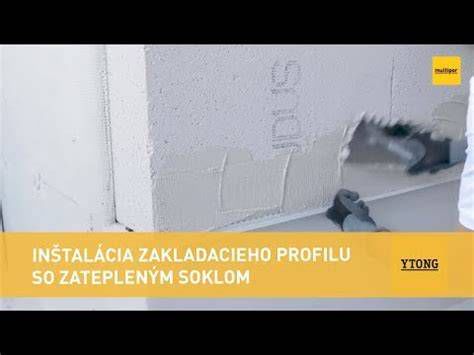 Základy budovy so zatepleným soklom