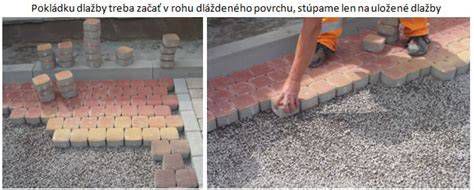 Proces kladenia dlažby na betónový podklad