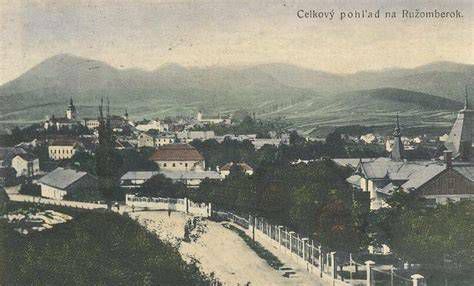 Historická fotografia z centra obce Častá
