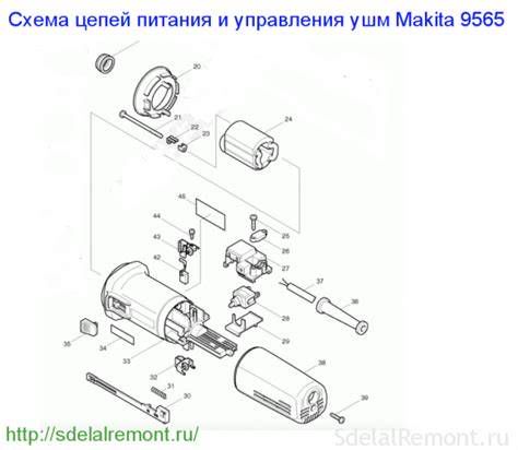 Detail uhlovej brúsky Makita 9566CR