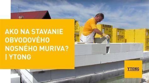 Príklad detailu steny z Ytong tvárnic