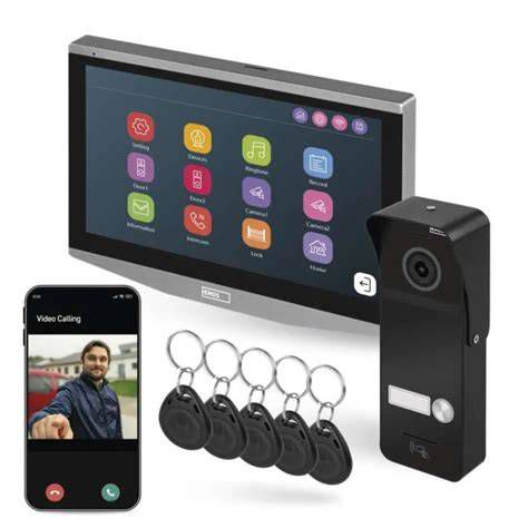 Videovrátnik s kódovou klávesnicou a RFID čítačkou