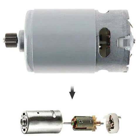 Motor a elektronika aku vŕtačky