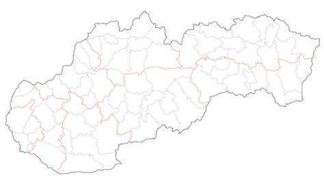 Mapa Slovenska s vyznačenými regiónmi pre brigády a priemernými platmi